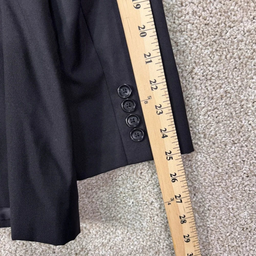 J.Crew Wool Suit Jacket Mens 42R Ludlow Black Loro Piana Super 120s EUC
